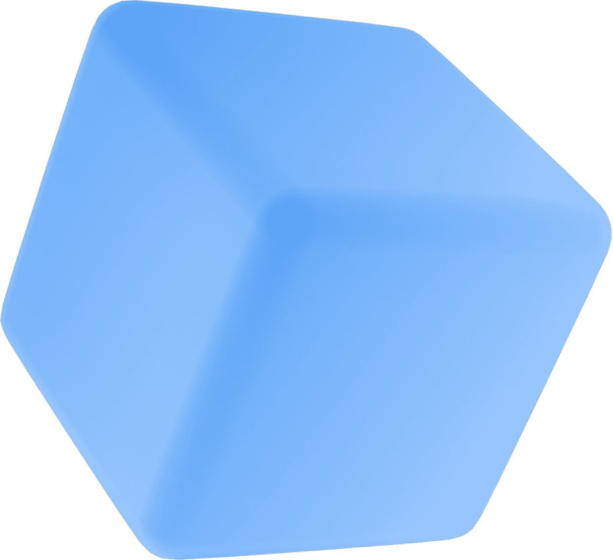 Glass Cube Middle